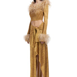 glittered-knit-midi-skirt-with-high-slit-and-bow-detail-1 raisa_vanessa glittered-knit-midi-skirt-with-high-slit-and-bow-detail-1