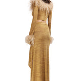 glittered-knit-midi-skirt-with-high-slit-and-bow-detail-1 raisa_vanessa glittered-knit-midi-skirt-with-high-slit-and-bow-detail-1