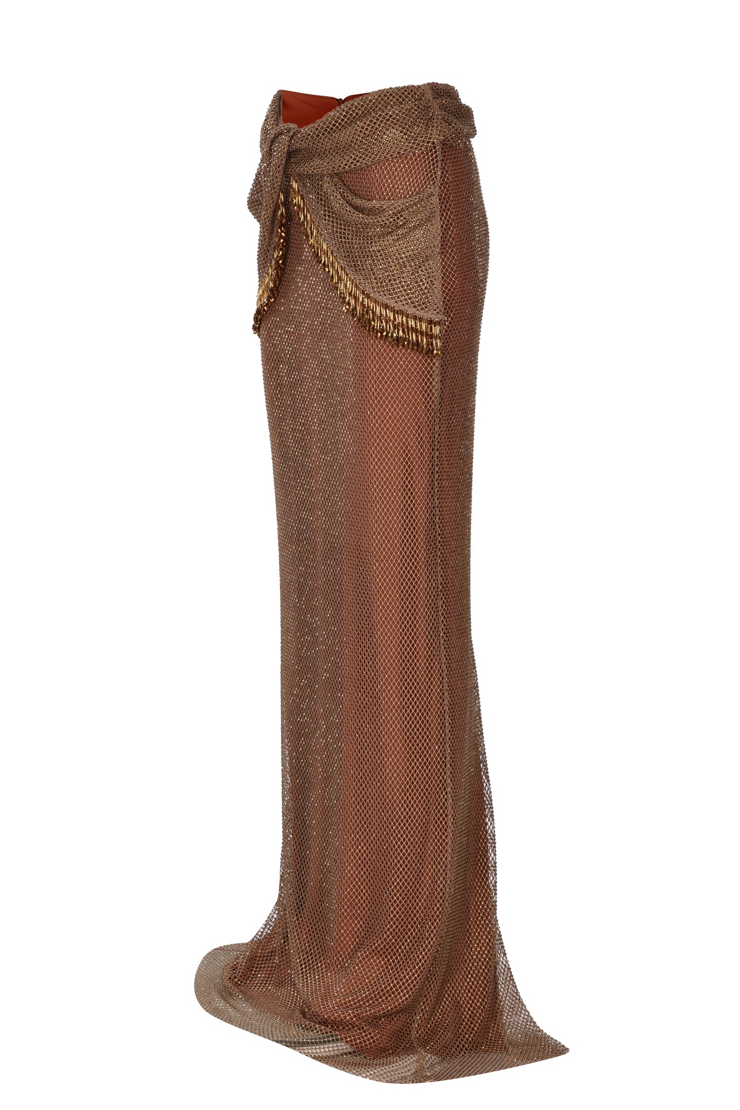 RS23-S-2005-Cinnamon-44 raisa_vanessa crystal-embellished-fishnet-maxi-skirt-with-beaded-fringe-details