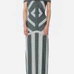 SS17DJTGW36-Grey-36 raisa_vanessa grey-and-white-lined-dress-with-tassel