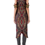 SS17DCPKL-Red-99 raisa_vanessa knee-length-red-jacquard-dress