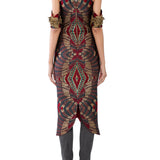 SS17DCPKL-Red-99 raisa_vanessa knee-length-red-jacquard-dress