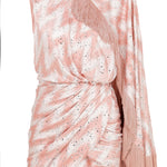 SS20-D-1038 raisa_vanessa pink-zigzag-patterned-wrapped-mini-dress