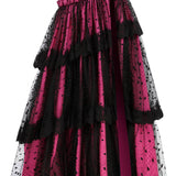 Fuchsia Maxi Puffy Skirt