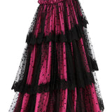 Fuchsia Maxi Puffy Skirt