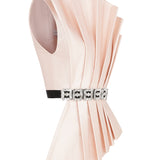 Asymmetrical One Shoulder Pink Top