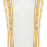 Sleeveless Top with Gold Metal Embroidery