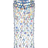 Embroidered Mesh Maxi Skirt