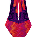 V-Neck Textured Swimsuit