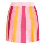 Knitted Skirt with Strip Details