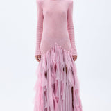 SS25-D-1025-pink-34 raisa_vanessa pink-sequined-net-gown-with-stone-embellished-laser-cut-fringes