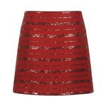 brick-linen-mini-skirt-with-sequined-stripes-handmade-belt-detail raisa_vanessa brick-linen-mini-skirt-with-sequined-stripes-handmade-belt-detail