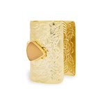 gold-plated-bracelet-with-blue-and-peach-diamonds raisa_vanessa gold-plated-bracelet-with-blue-and-peach-diamonds