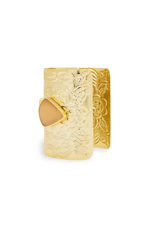 gold-plated-bracelet-with-blue-and-peach-diamonds raisa_vanessa gold-plated-bracelet-with-blue-and-peach-diamonds