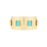 SS26-ACC-1006 raisa_vanessa gold-plated-choker-with-blue-and-peach-diamonds
