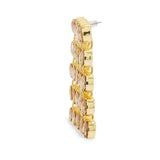 gold-chain-earrings-with-rose-gold-crystals raisa_vanessa gold-chain-earrings-with-rose-gold-crystals