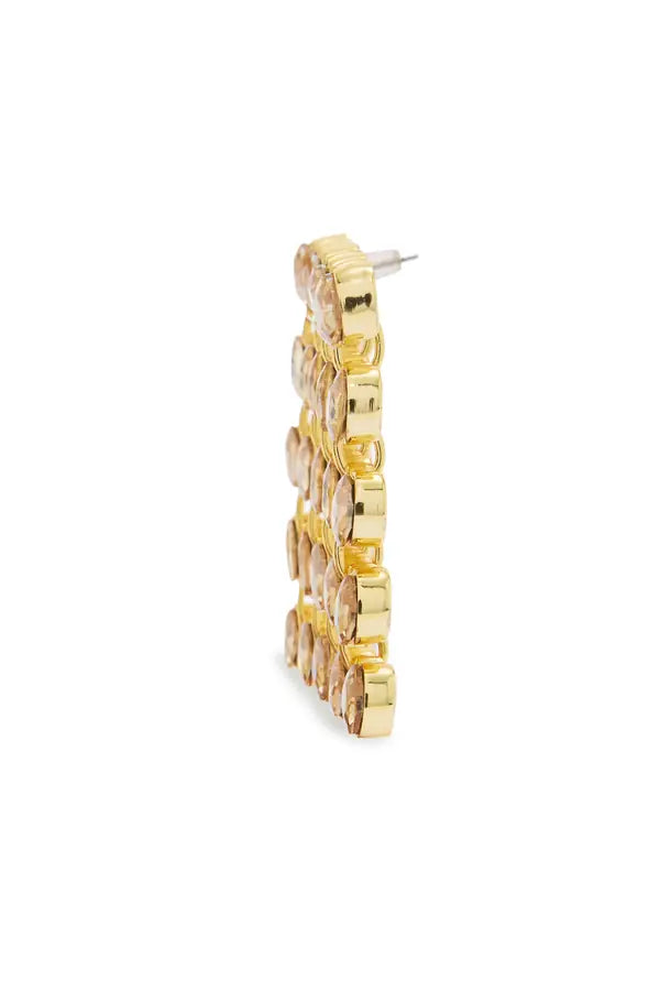 gold-chain-earrings-with-rose-gold-crystals raisa_vanessa gold-chain-earrings-with-rose-gold-crystals
