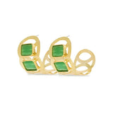 gold-hoop-earrings-with-green-diamonds raisa_vanessa gold-hoop-earrings-with-green-diamonds