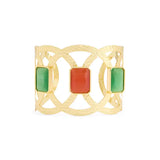 SS26-ACC-1017 raisa_vanessa gold-bracelet-with-green-and-red-diamonds