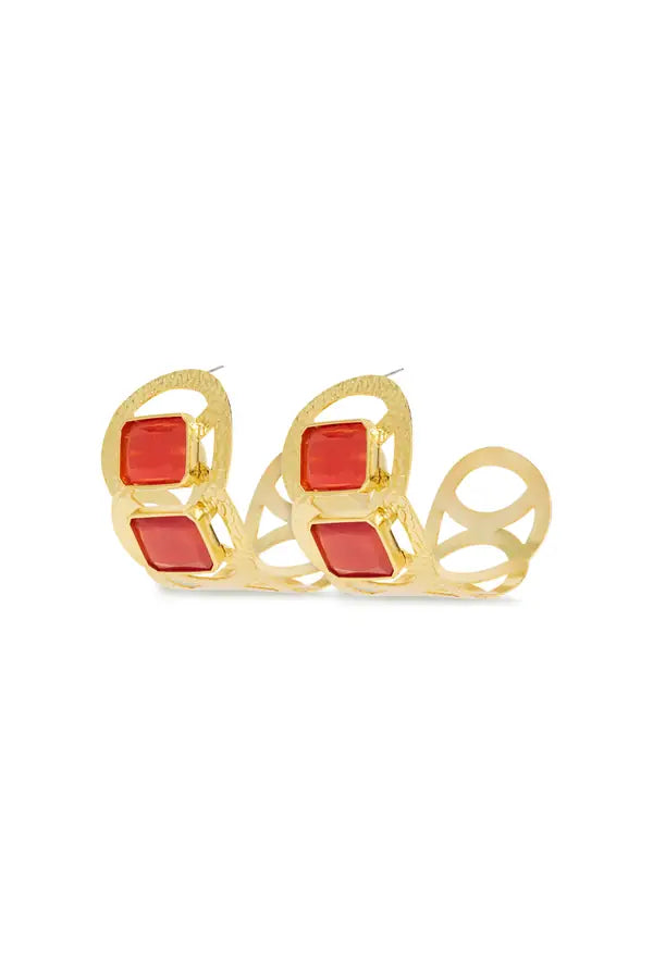 gold-hoop-earrings-with-red-diamonds raisa_vanessa gold-hoop-earrings-with-red-diamonds