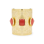 SS26-ACC-1022 raisa_vanessa gold-plated-bracelet-with-red-diamonds