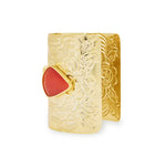 gold-plated-bracelet-with-red-diamonds raisa_vanessa gold-plated-bracelet-with-red-diamonds