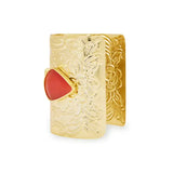 gold-plated-bracelet-with-red-diamonds raisa_vanessa gold-plated-bracelet-with-red-diamonds