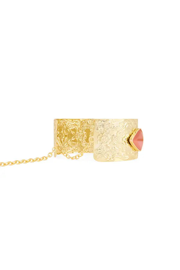 gold-plated-choker-with-red-diamonds raisa_vanessa gold-plated-choker-with-red-diamonds