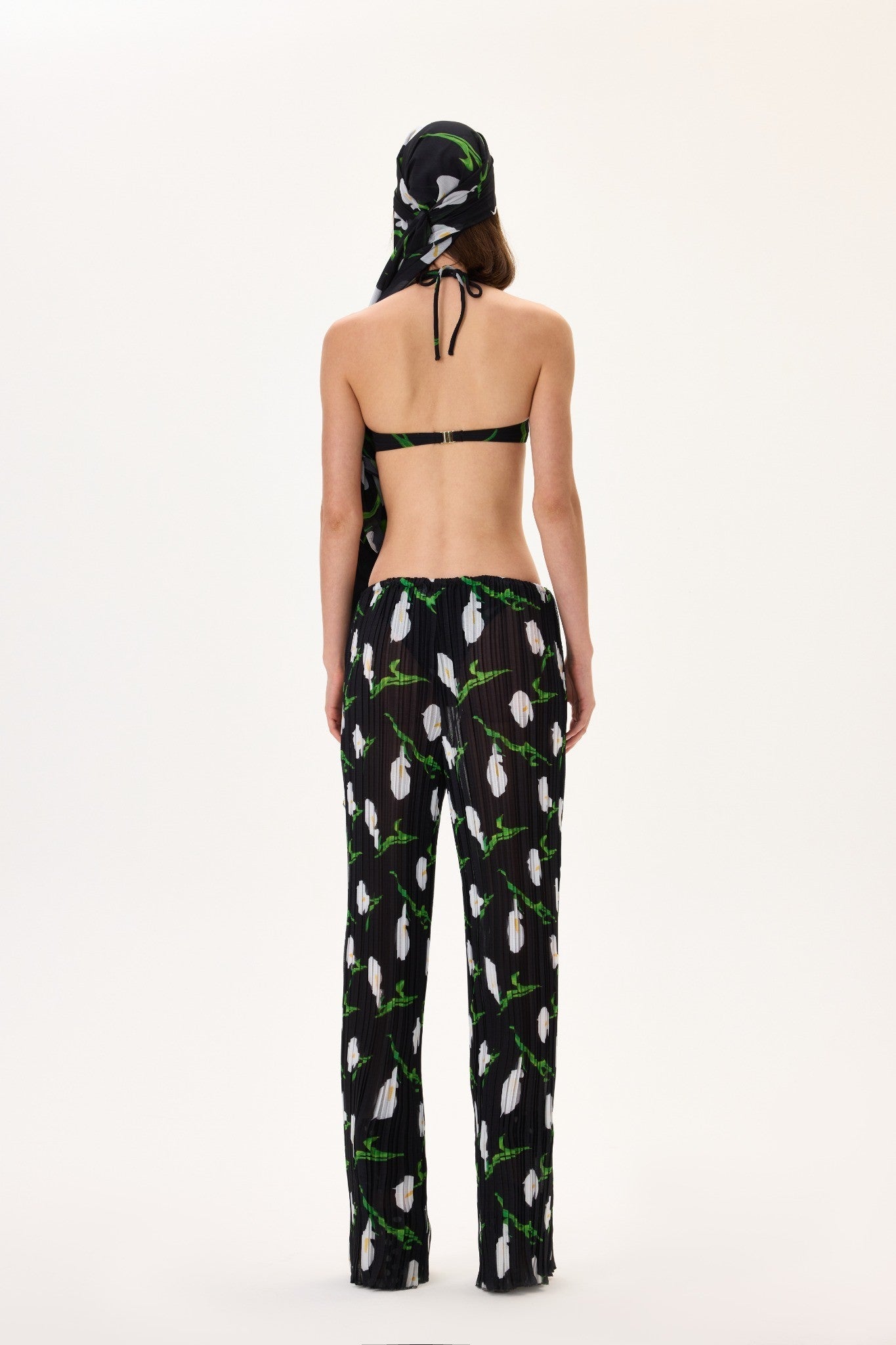 SS26-P-1016-38 raisa_vanessa pleated-chiffon-elasticated-see-through-pareo-pants-with-flower-pattern
