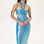 SS26-D-1005-40 raisa_vanessa midi-dress-with-balloon-skirt-and-ruched-waist