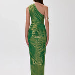 SS26-D-1010-38 raisa_vanessa one-shouldered-midi-dress-with-balloon-skirt-and-gold-belt-detail