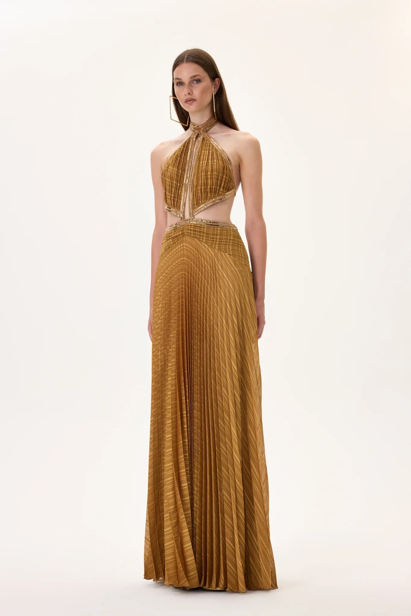 SS26-D-1013-36 raisa_vanessa pleated-chiffon-maxi-dress-with-gold-rhinestone-borders