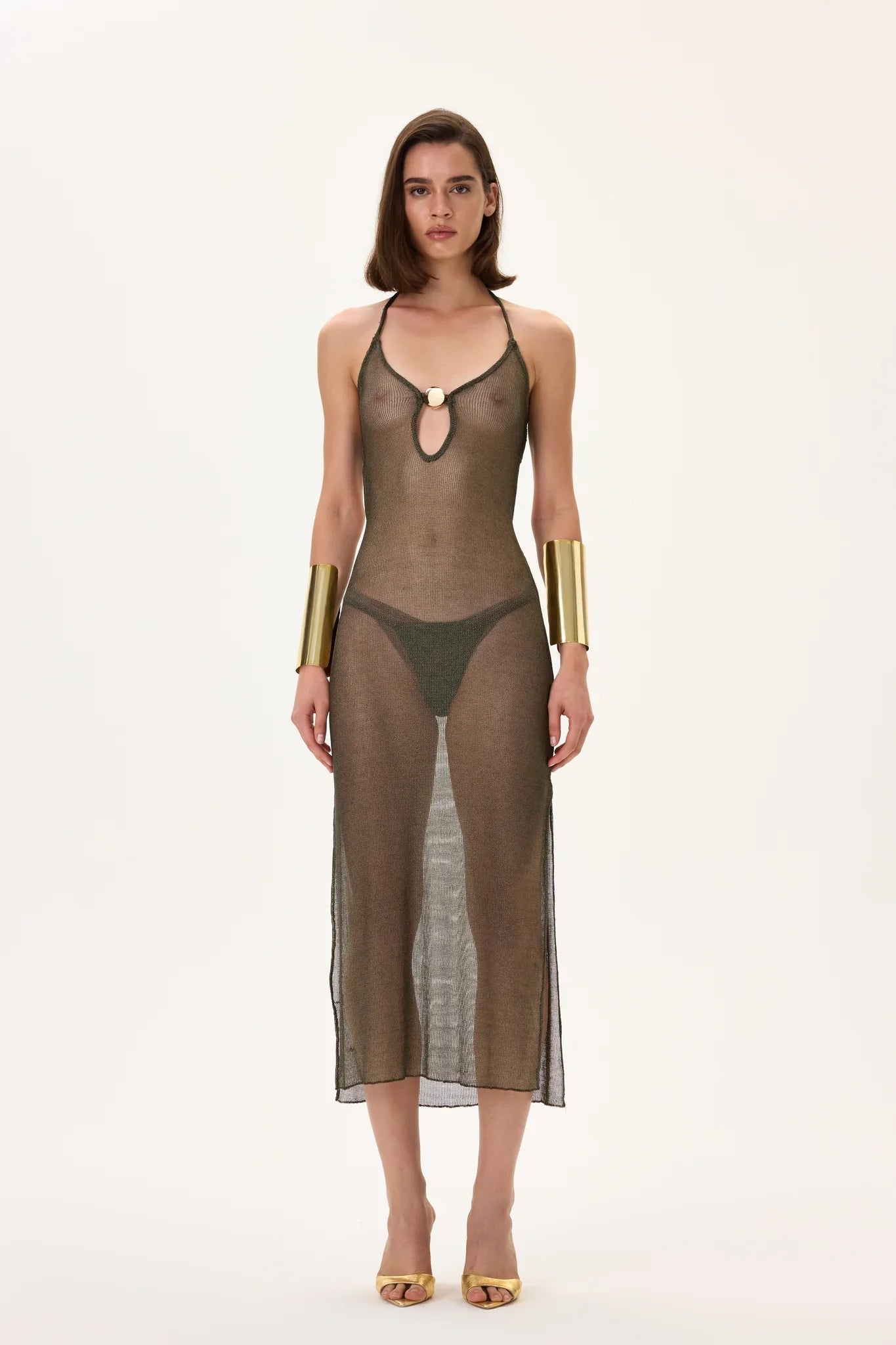 SS26-D-1018-34 raisa_vanessa knitted-khaki-see-through-dress