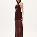 D-34CR-28076 raisa_vanessa knitted-burgundy-halter-neck-maxi-dress-with-gold-metal-accessories