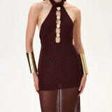 D-36CR-28077 raisa_vanessa knitted-burgundy-halter-neck-maxi-dress-with-gold-metal-accessories