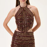 SS26-D-1023-40 raisa_vanessa mini-halter-neck-dress-with-gold-metal-strips