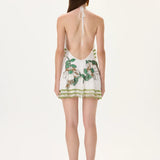 SS26-D-1031-38 raisa_vanessa mini-chiffon-crystal-flower-appliqued-halter-neck-dress-with-hand-embroidered-beaded-fringes