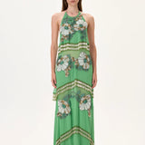 SS26-D-1032-34 raisa_vanessa maxi-chiffon-crystal-flower-appliqued-halter-neck-dress-with-hand-embroidered-beaded-fringes