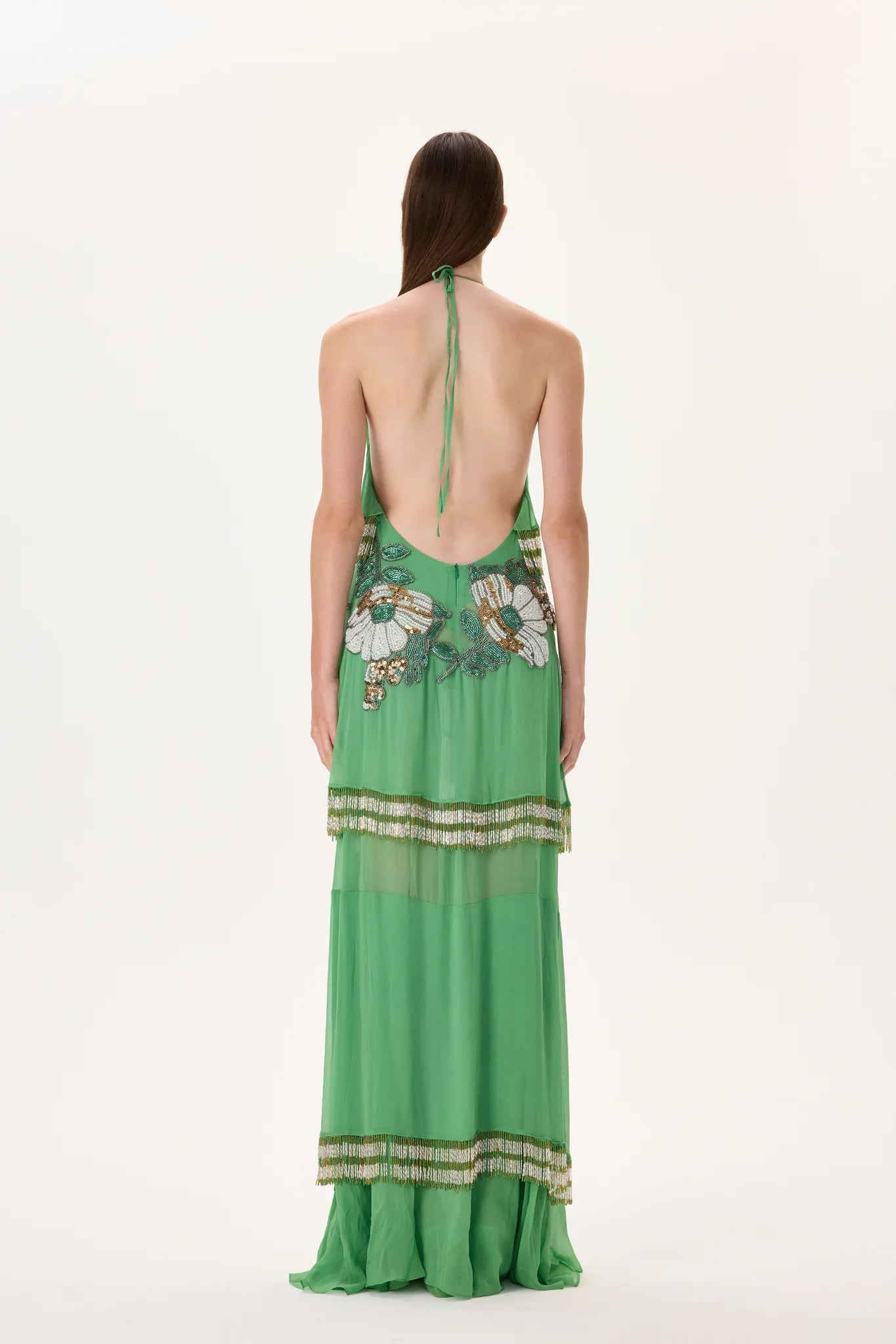 SS26-D-1032-38 raisa_vanessa maxi-chiffon-crystal-flower-appliqued-halter-neck-dress-with-hand-embroidered-beaded-fringes