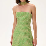 SS26-D-1033-38 raisa_vanessa green-strapless-corseted-mini-pearl-dress