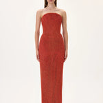 SS26-D-1035-34 raisa_vanessa vivid-pomegranate-pearl-corseted-strapless-gown