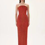 SS26-D-1035-34 raisa_vanessa vivid-pomegranate-pearl-corseted-strapless-gown