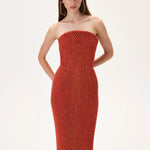 SS26-D-1035-40 raisa_vanessa vivid-pomegranate-pearl-corseted-strapless-gown
