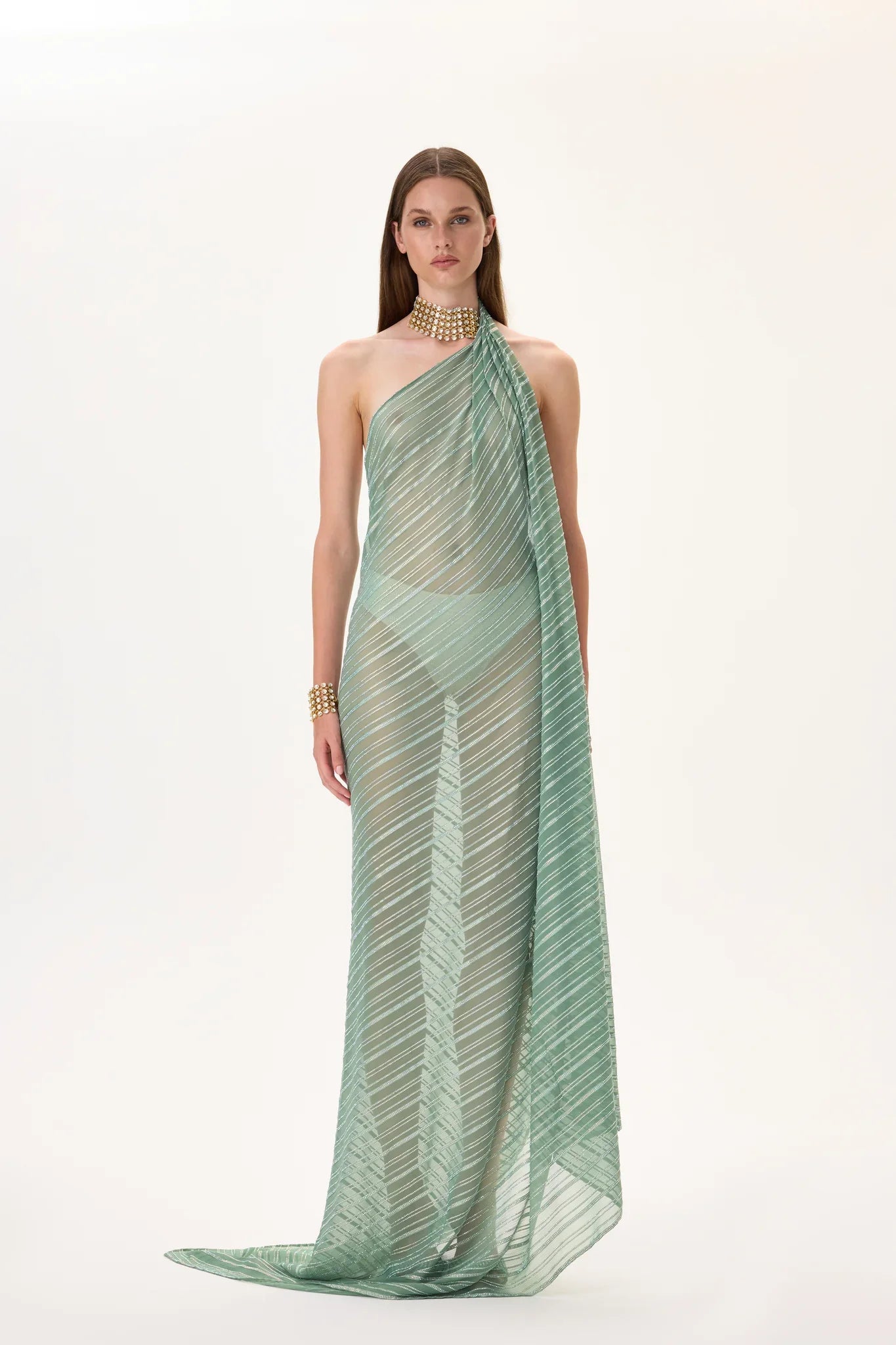 SS26-D-1037-34 raisa_vanessa mint-crystal-printed-chiffon-see-through-dress-with-attached-necklace