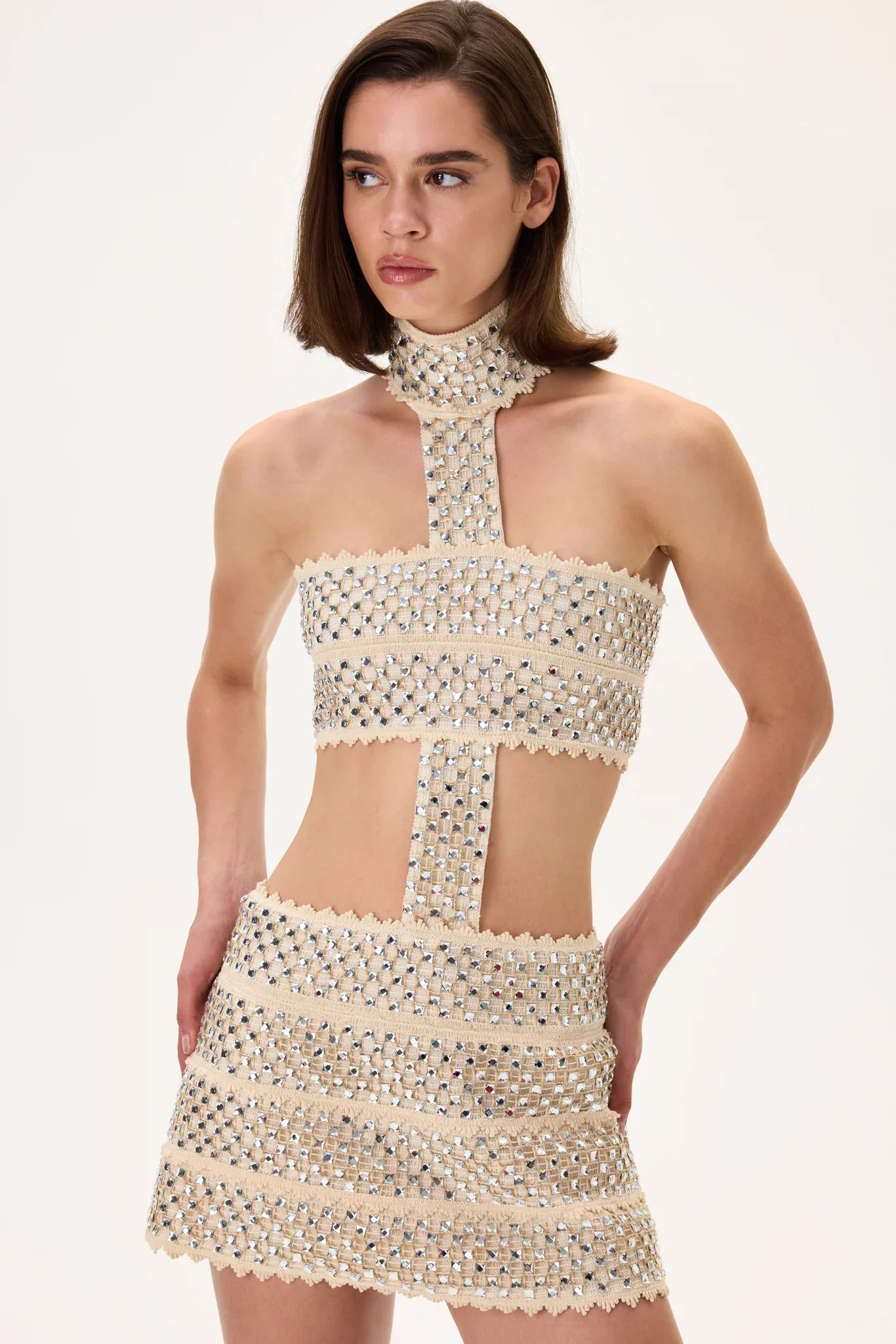 SS26-D-1038-40 raisa_vanessa mini-cream-dress-with-silver-crystal-strips