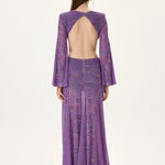 SS26-D-1041-38 raisa_vanessa multicolor-foil-printed-violet-jersey-dress-with-flare-sleeves