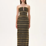 SS26-D-1050-34 raisa_vanessa black-midi-gown-with-gold-beaded-leaf-motive-strips