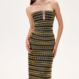 SS26-D-1050-40 raisa_vanessa black-midi-gown-with-gold-beaded-leaf-motive-strips