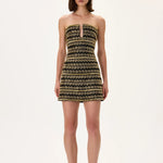 SS26-D-1051-34 raisa_vanessa black-mini-dress-with-gold-beaded-leaf-motive-strips