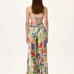 SS26-JS-1003-38 raisa_vanessa ecru-pleated-viscose-multi-color-flower-printed-jumpsuit-with-gold-foil-accents